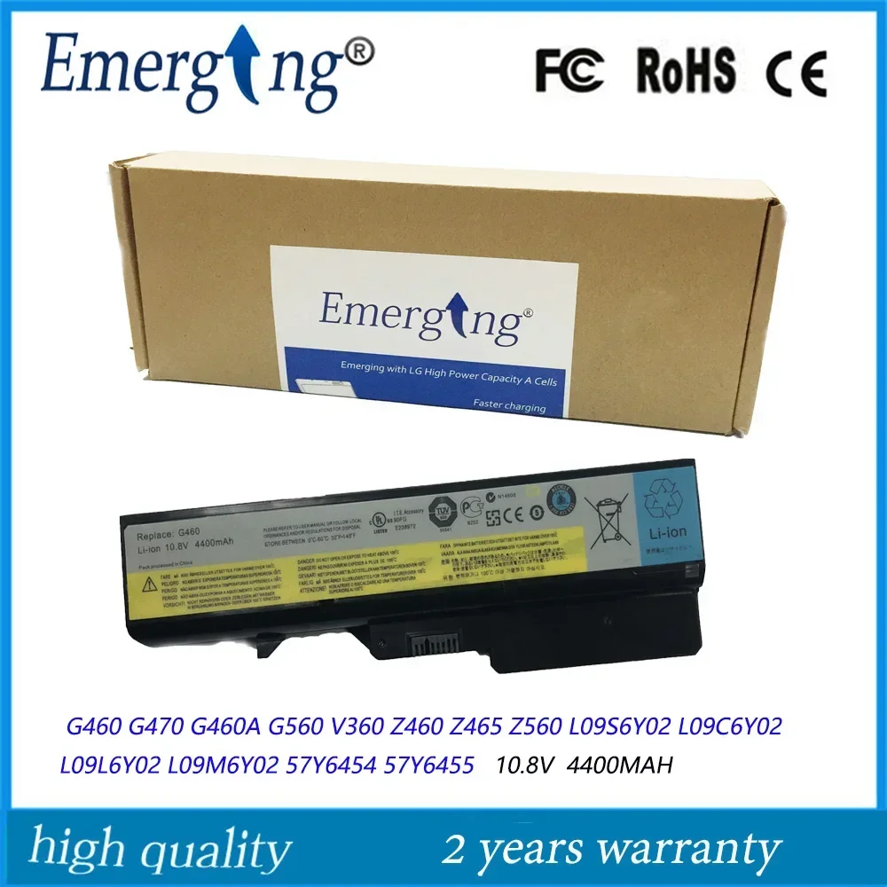 Новый аккумулятор для ноутбука 10 8 В 4400 мАч корейский lenovo G460 G470 G460A G560 V360 Z460 Z465 Z560