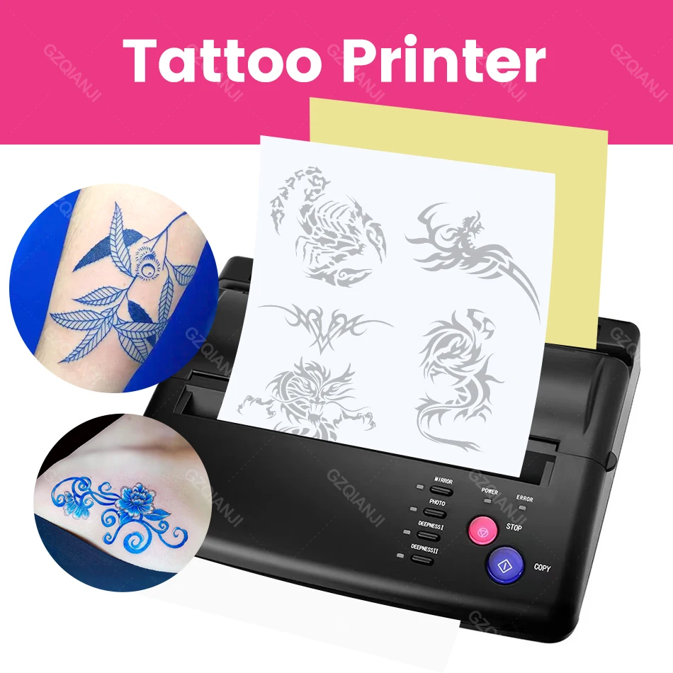 

Tattoo Transfer Thermal Machine Printer Device Copier Drawing Stencil Maker Tools For Tattoo Photos Transfer Paper Copy Printing