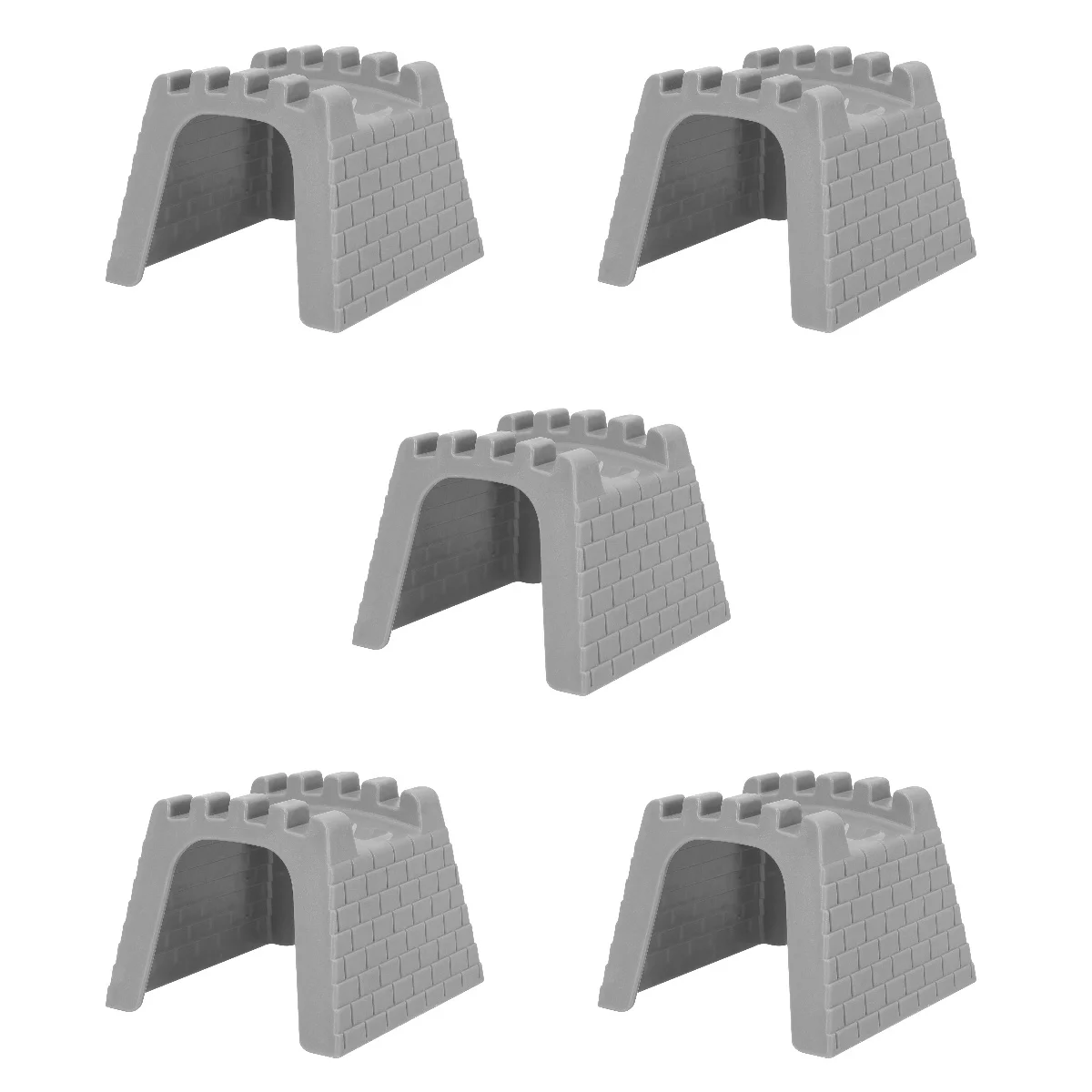 

5 Count Toy Train Accessories Pretend Toys Model Train Scenery Trains Kids City ​​wall Tunnel Track Train Tunnel