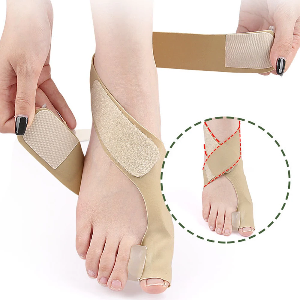 

Best Hammer Toe Corrector Toe Separator Hallux Valgus Bunion Feet Bone Thumb Adjuster Correction Pedicure Sock Straightener 1PCS