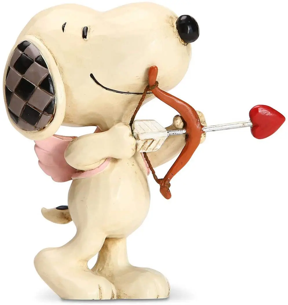 

Resin Cute Kawaii Mini Elf Snoopy Statue Hand-Made Anime Resin Decorations Desktop Office Furniture Decoration