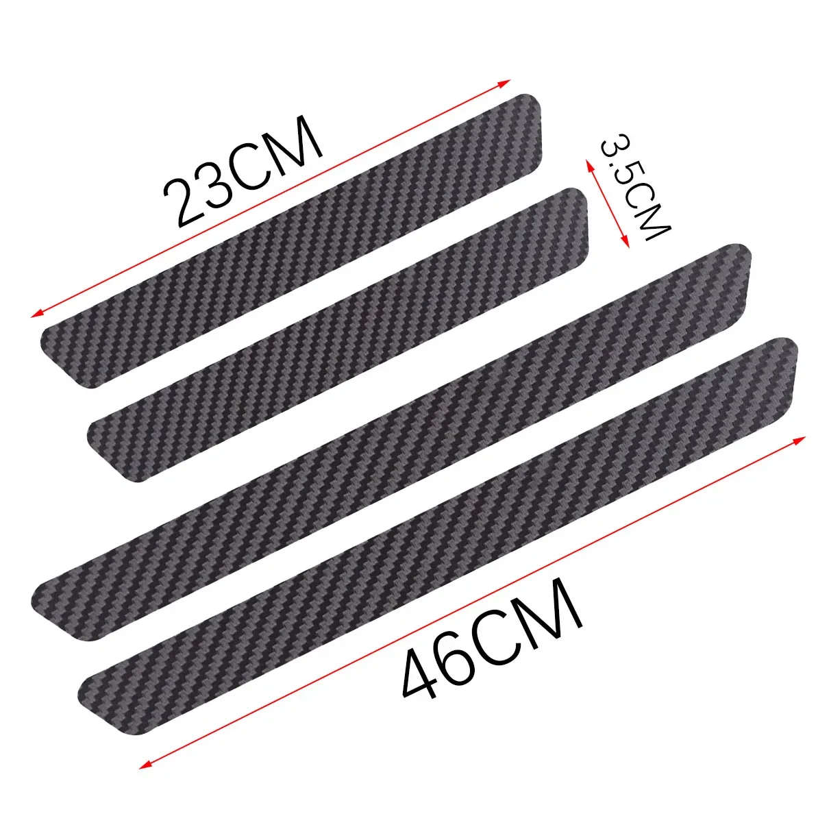 Набор Из 4 Наклеек На Пороги Автомобиля Углеродного Волокна Для Aston Martin AMR Cygnet DB9 DBS