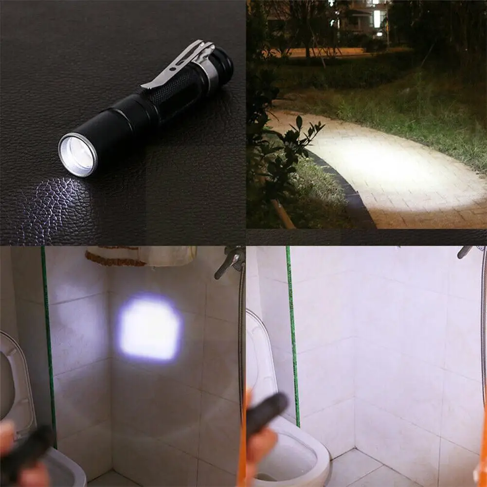 

Mini Portable Penlight 2000lm Led Flashlight Torch Aaa Powerful Waterp Lantern Battery Light Led For Camping Pocket Hunting R0j2