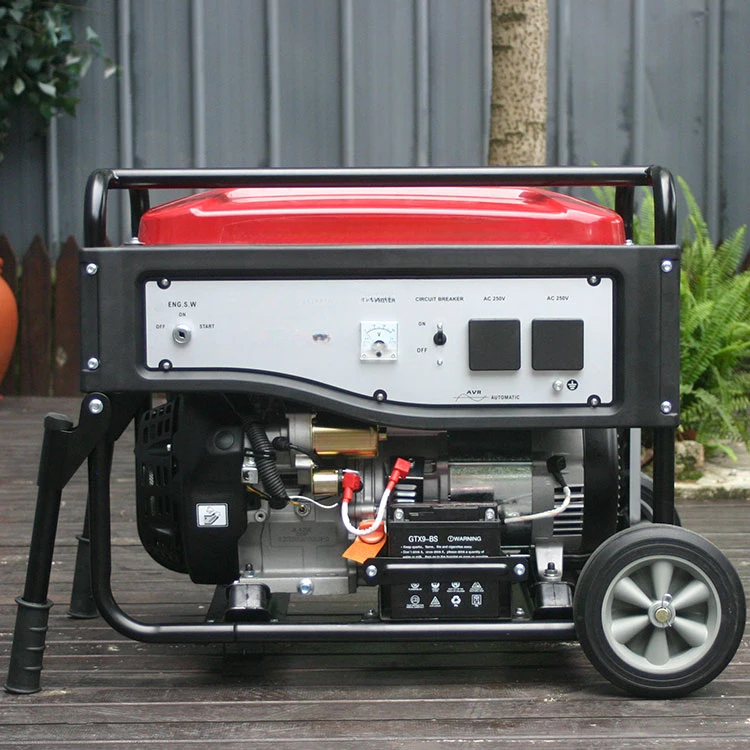 Портативная мощность 220 В Электрический 10 кВт 8500 Вт 3000 5 бензиновые генераторы для