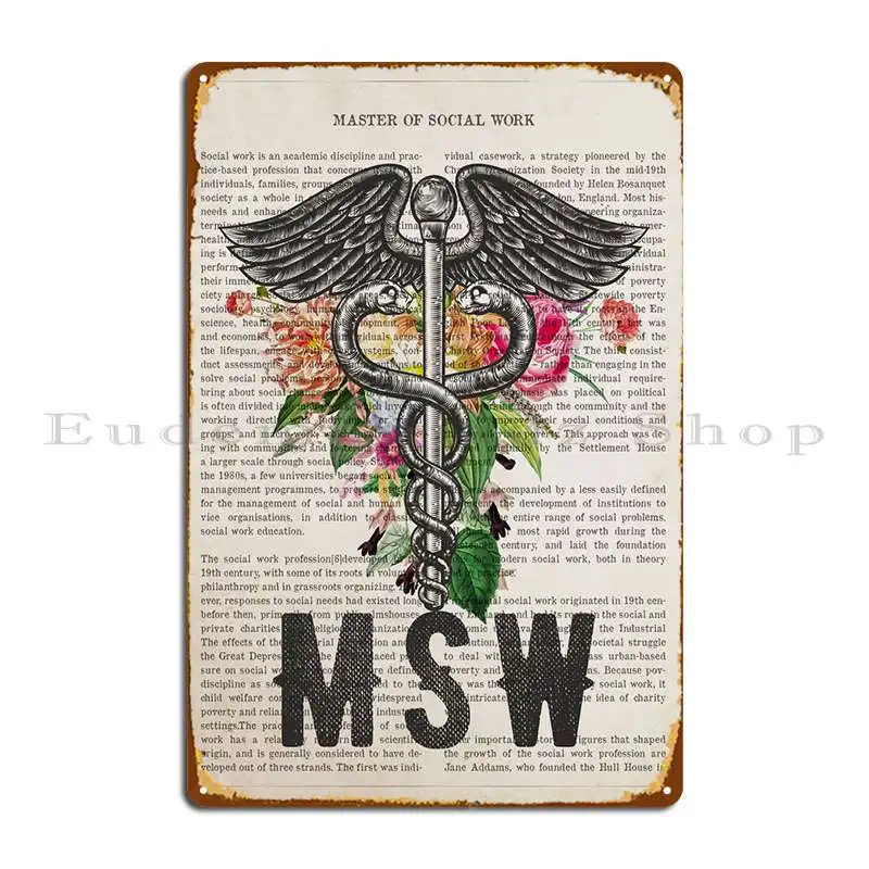 

Подарок на выпускной Msw, металлический плакат с табличкой, декор для стен гаража, гостиной, паба, железный жестяной плакат