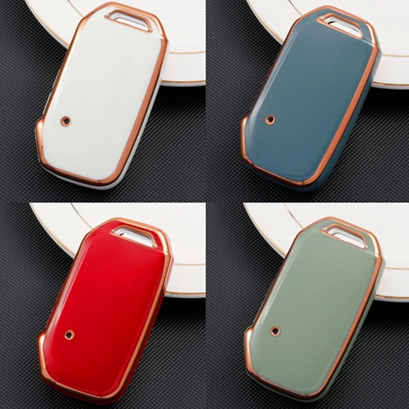 

TPU Car Flip Key Protector Case Cover Shell For KIA K5 Sorento MQ4 Sportage Seltos Ceed Niro EV Telluride Cerato Soul 3 Button