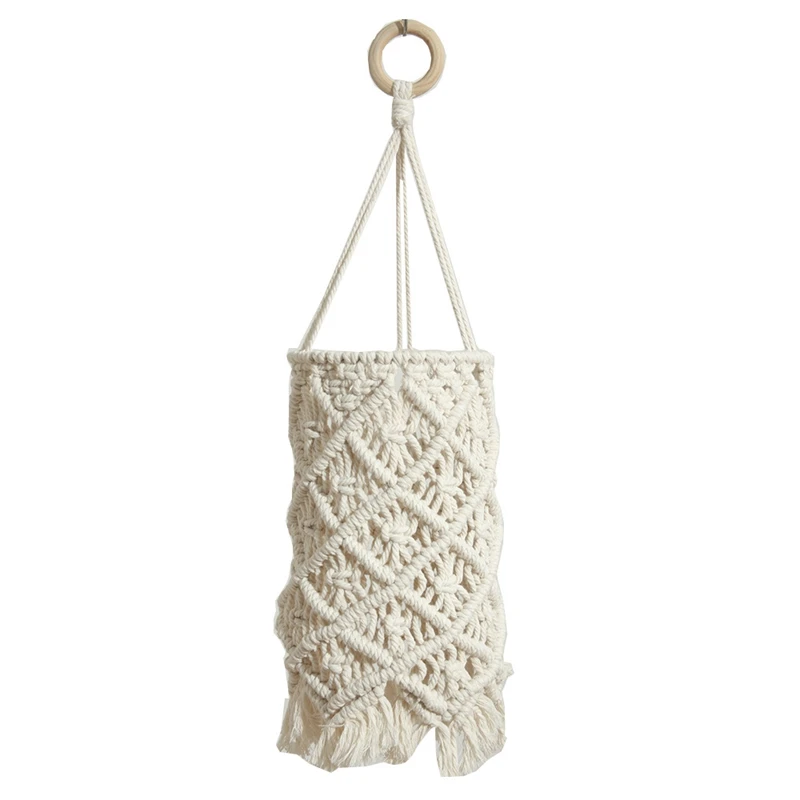 

GTBL Macrame Lamp Shade Boho Hanging Pendant Light Cover Modern Office Bedroom Living Room Nursery Bohemian Home Decoration