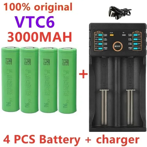 Nunuoey 18650 Li-Ion аккумулятор 3000 мАч 3,7 В для фонарика