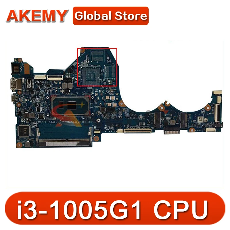 

DAG7ALMB8C0 для HP Pavilion 14-ce TPN-Q207 материнская плата для ноутбука с Φ DDR4 100% хорошо работает