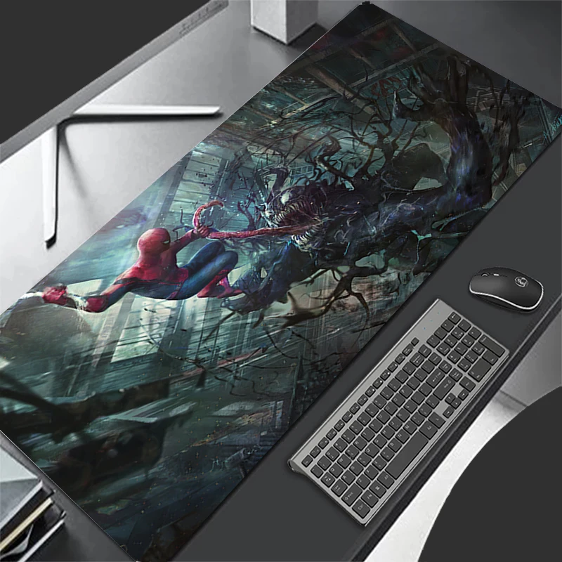

Gaming Mouse Pad Spider-Man 900x400 HD Laptop Carpet Desk Protector Anti-skid Playmat Large Home Desk Mat Mousepad Game Mats
