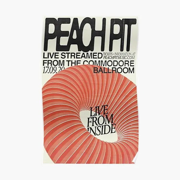 

Peach Pit Concert Poster Print Decor Picture Room Modern Decoration Art Home Painting Wall Mural Vintage Funny No Frame