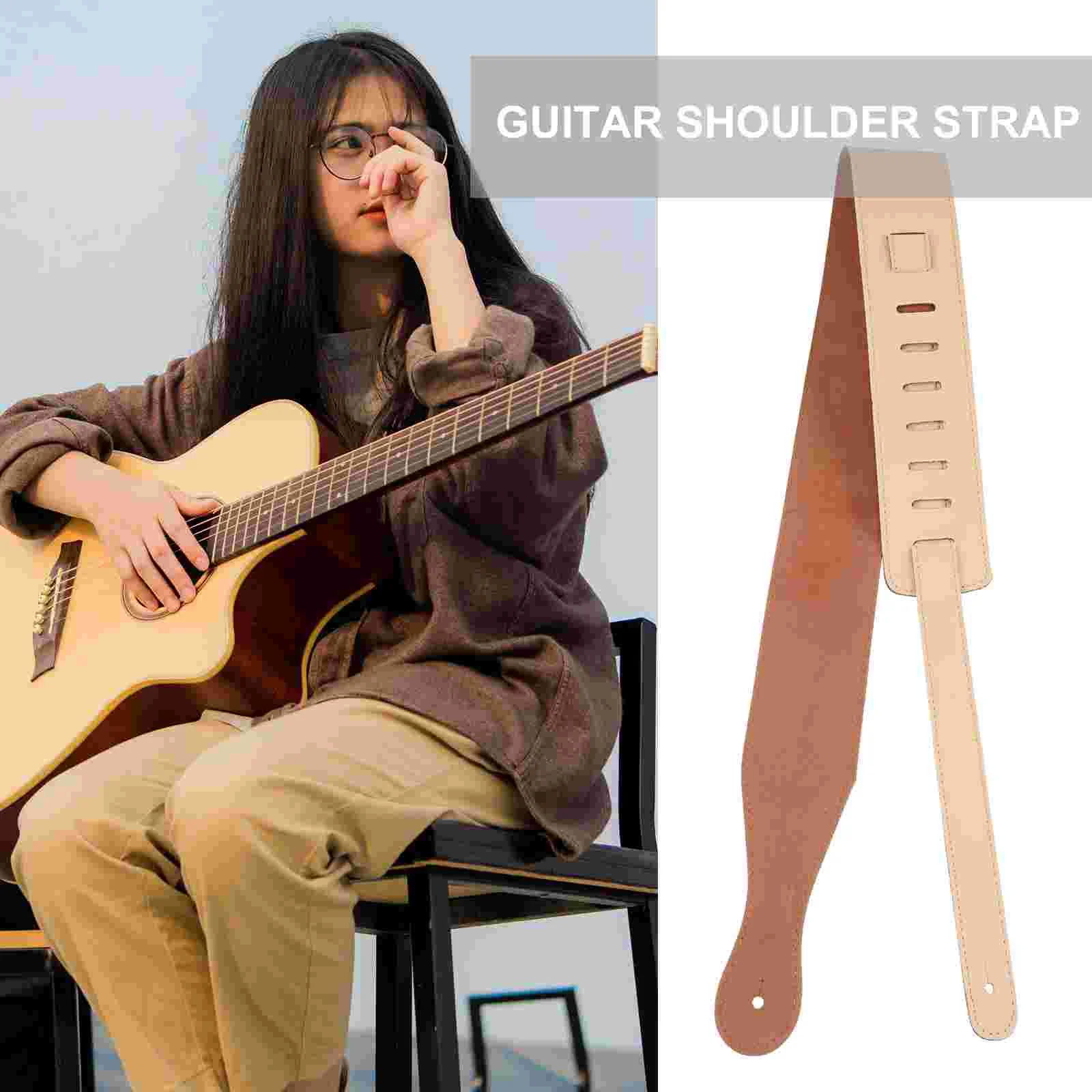 

Guitar Replacement Strap Accessory Use Shoulder Instrument Creative Belt