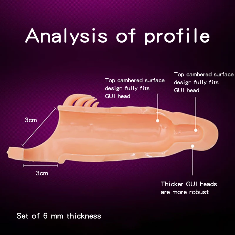 Увеличенный Мужской пенис 17 см многоразовый презерватив секс-игрушки для мужчин