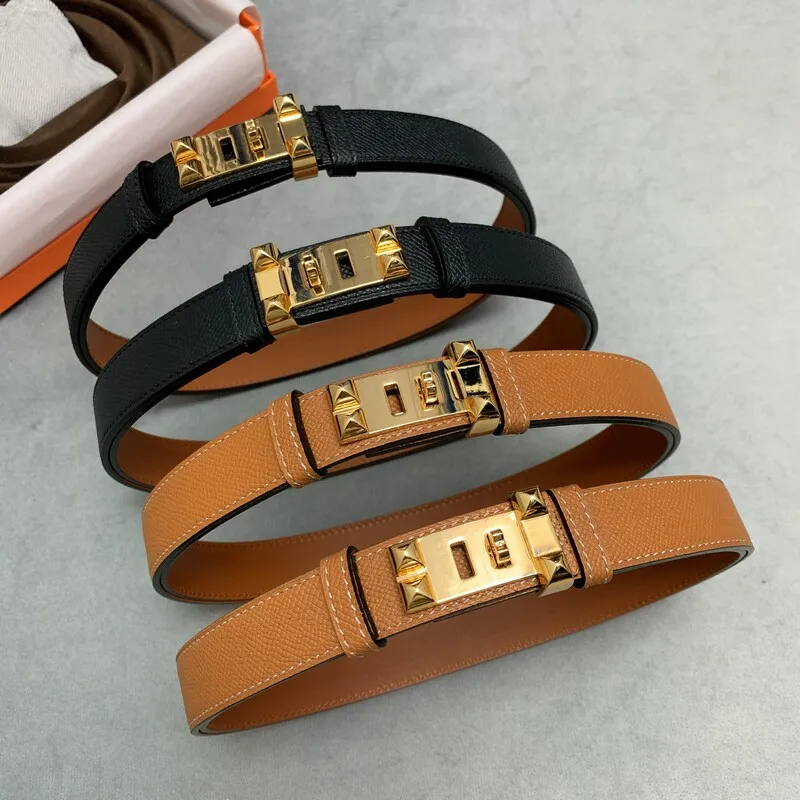 Outerwear palmprint cowhide belt waist decoration women's dress belt 2.5CM adjustable buckle waist cowhide telescopic belt