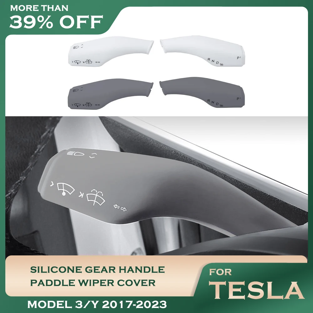 

Силиконовый рычаг переключения передач для Tesla Model 3 Y, накладка на руль, неразрушающая установка, автомобильные аксессуары для интерьера
