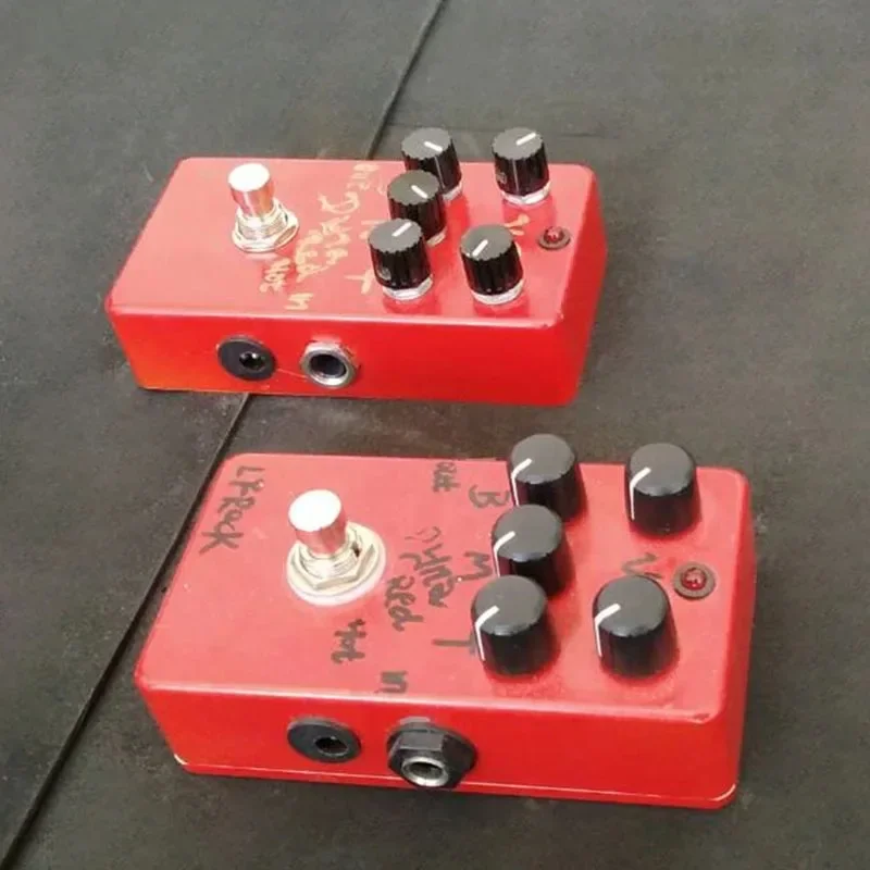 Ly Rock динамический красный 5K дисторций рок-штамп эффект чувствительный настоящий