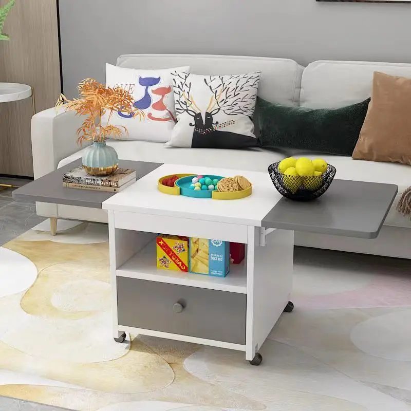 

Living Room Coffee Tables Bed Side Folding Nordic Coffee Tables Extendable Small Auxiliary Mesa Alta Home Furniture WW50CT