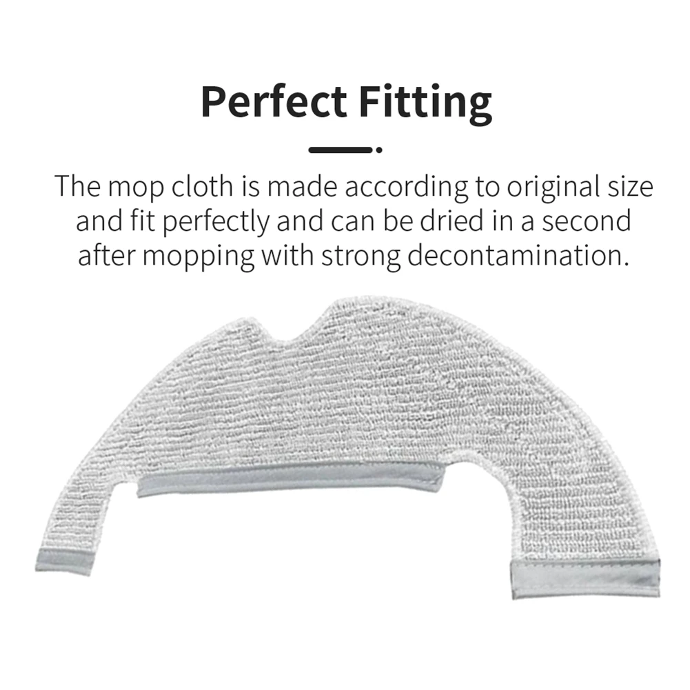 Моющаяся Швабра для робота-пылесоса Xiaomi Dreame Bot D10 Plus RLS3D 8 шт. Сменные запасные