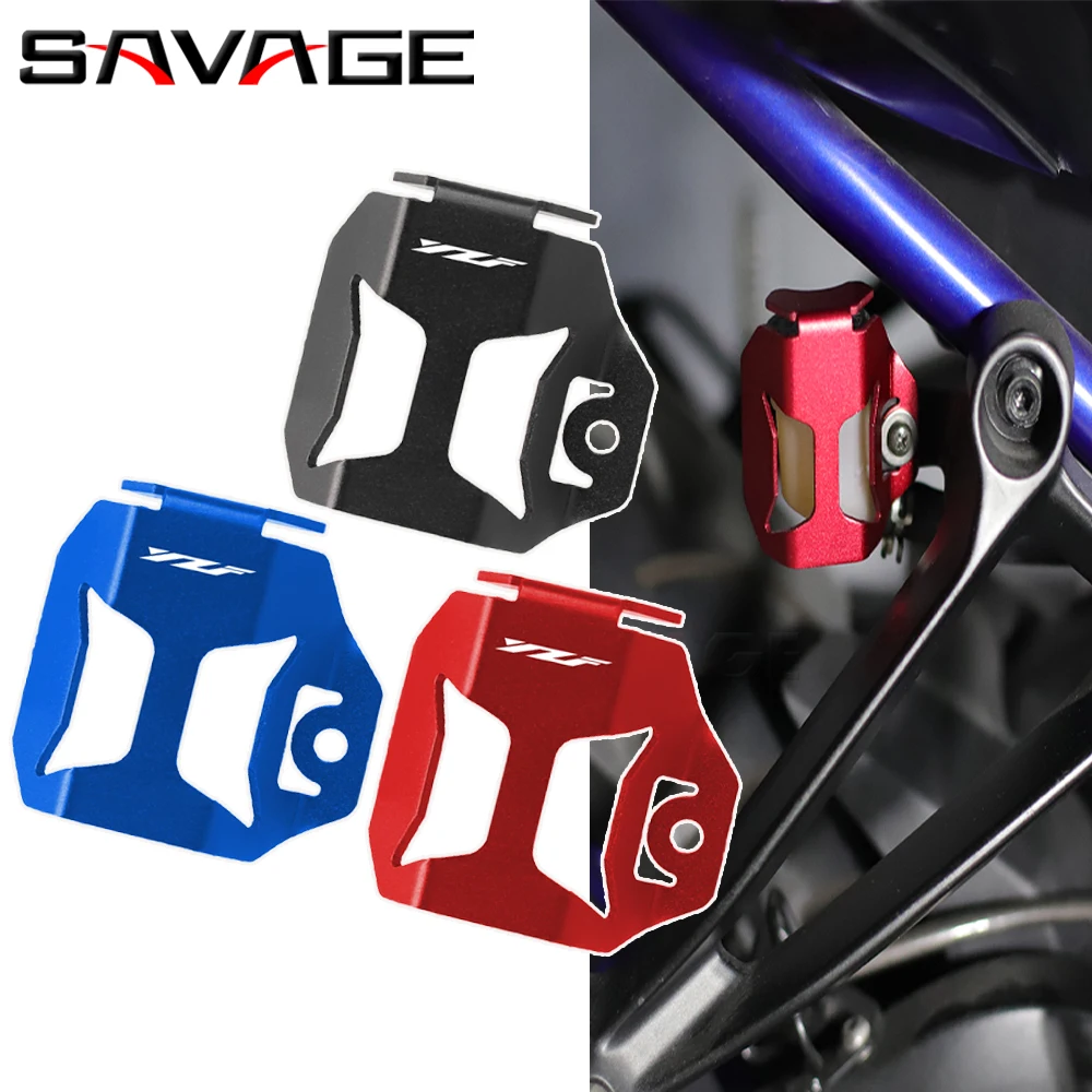 

For YAMAHA YZF R6 Motorcycle Rear Brake Reservoir Cover Guard R7 R25 R3 R15 V2 V3 YZFR1 YZFR6 Oil Fluid Cup Cap Protector Parts