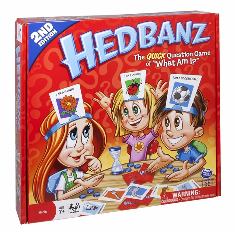 

Funny Board Game HedBanz Game 2nd Edition The Quick Question Game Of What Am I