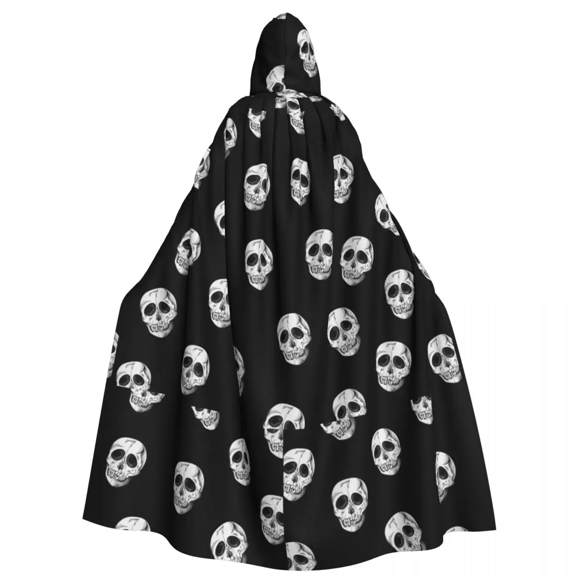 

Hooded Cloak Unisex Cloak with Hood Vintage Skull Cloak Vampire Witch Cape Cosplay Costume