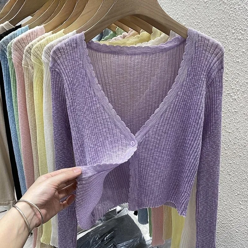 Модные женские кардиганы Солнцезащитная накидка из вискозы женская вязаная шаль