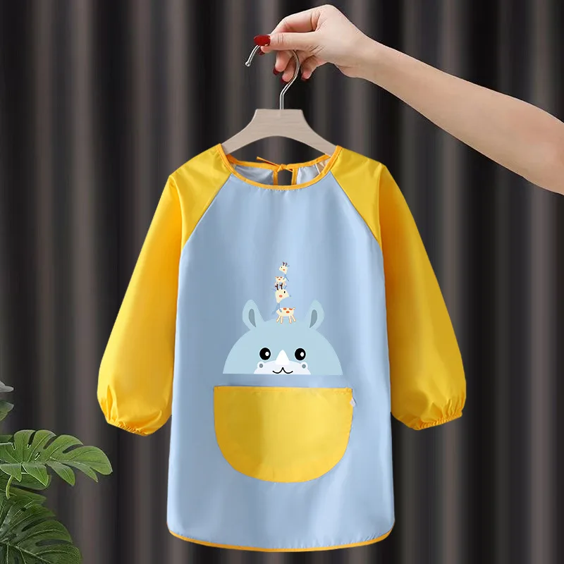 

Children's art, painting, catering, study aprons, waterproof and polluting kindergarten aprons, breathable and wear-resistant