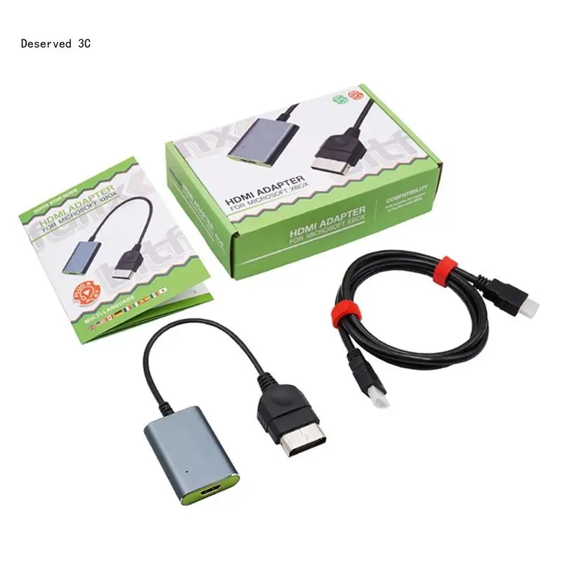 

Converter Video Audio- Adapter Connector Support 720P 1080i for xbox TO HDTV Monitor-