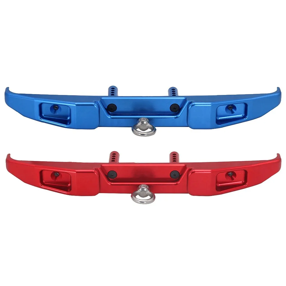 Задний бампер с буксировочным крюком и светодиодом 5 мм для Axial 1/6 Scx6 Jeep Jlu Wrang Ler 4wd