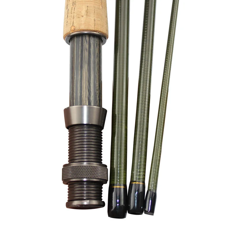 Fly Fishing Rod Fly Wheel Set 2.7m High Carbon 4 Section Fly Fishing Line Bait Rod with Combination Stream Rod enlarge