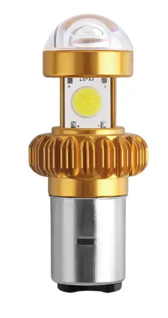 

Светодиодная лампа для мотоцикла 6000K 60 Вт, 12 В, 1200 лм, 1 шт., Guadsun, H4, BA20D, H6