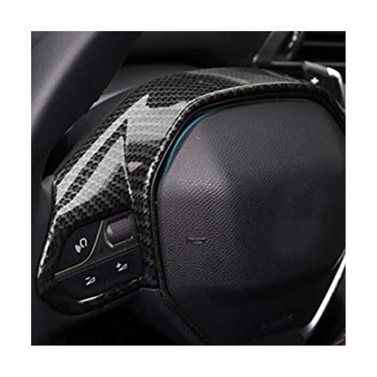 Автомобильный Стайлинг для Peugeot 3008 GT 4008 5008 ABS наклейка из углеродного волокна