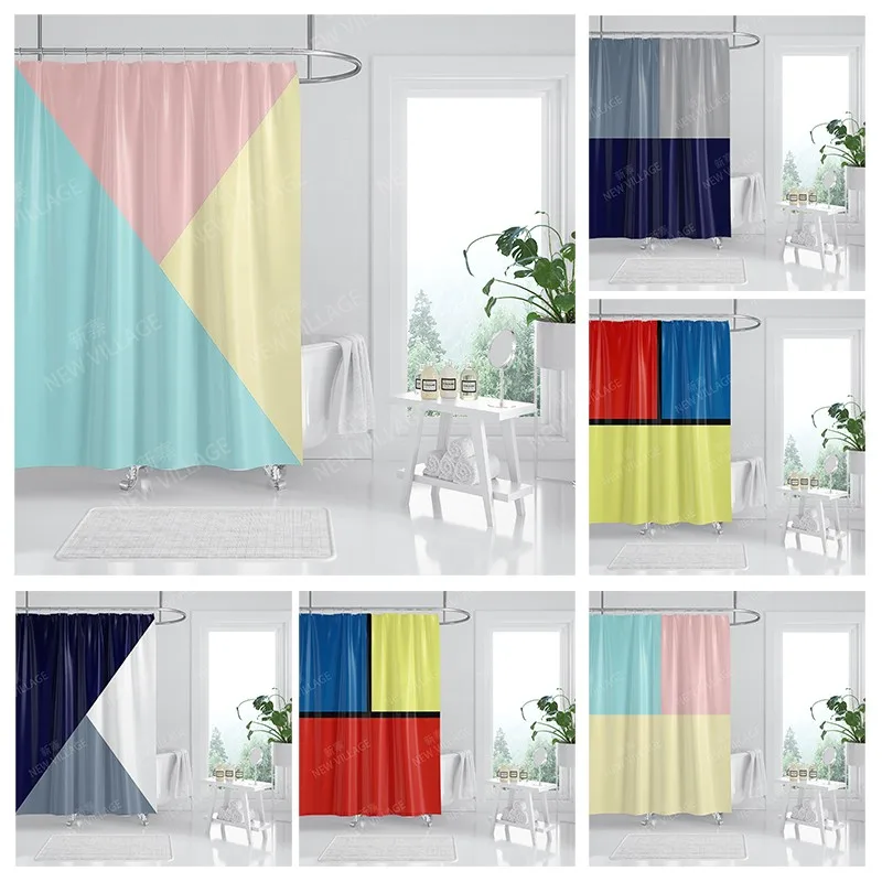 

Waterproof fabric shower curtains Bathroom curtain accessories Bath curtain for shower 180x200cm 240*200 anime boho decoration