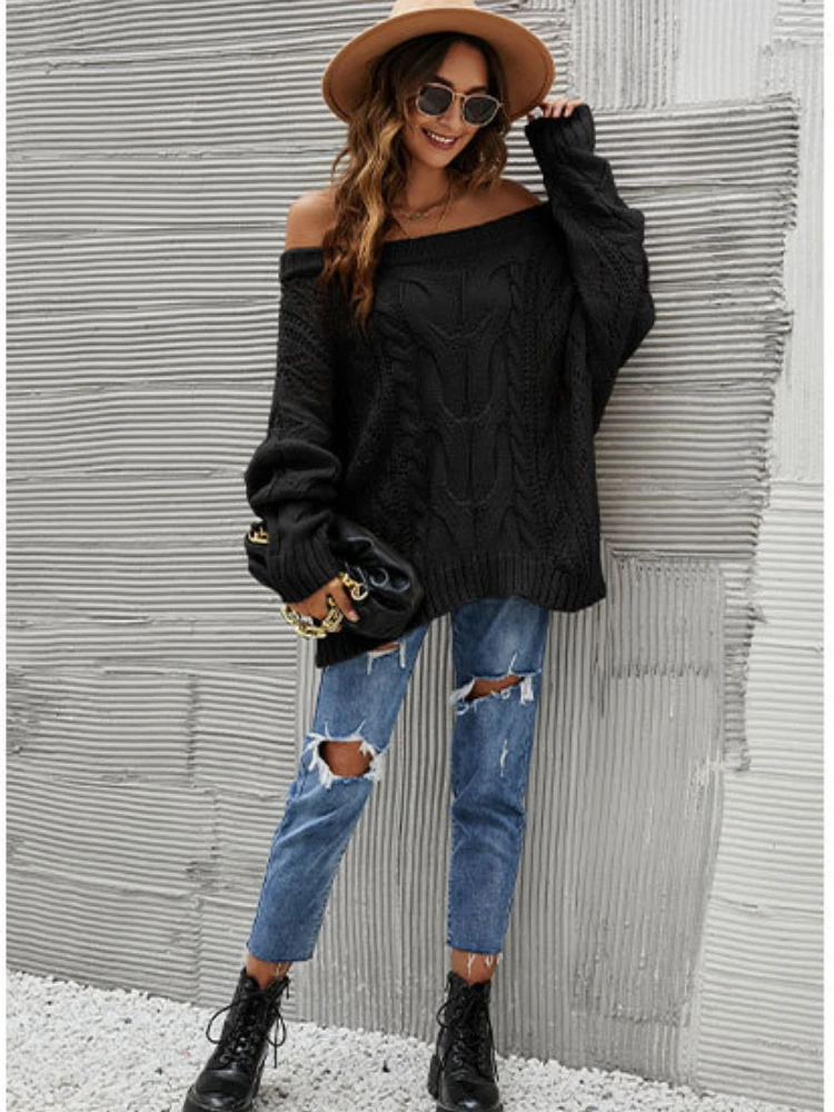 

Long Sleeve Elegant Casual Sweater Women Autumn Winter Solid Color Sweet Korean Vintage Loose Fashion Sweatshirt Pullover 2022