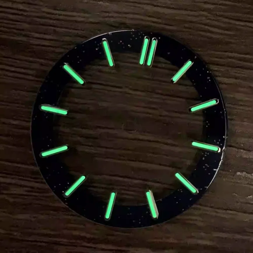 31.8MM Watch Dial Watch Accessories Blue Black White Transparent Skeleton Star Dial for NH70 Movement