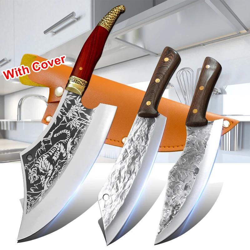 

Kitchen Knives Butcher Boning Knives Cleaver Meat Chopping Vegetables Camping Fishing Hunting Knife Chef Outdoor Survival Knives