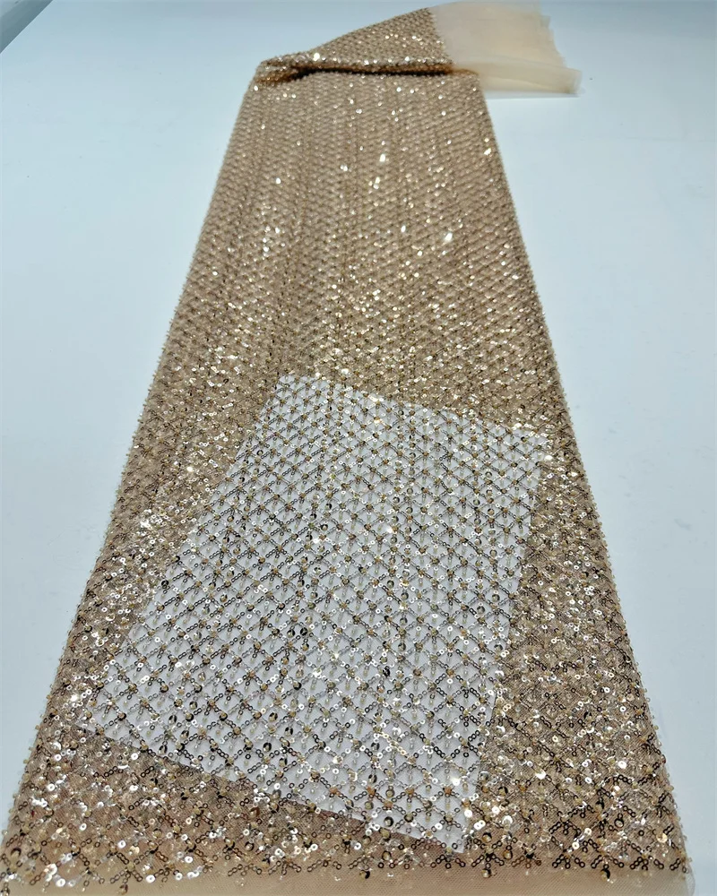 Африканская кружевная ткань с блестками 2021 высокое качество французская