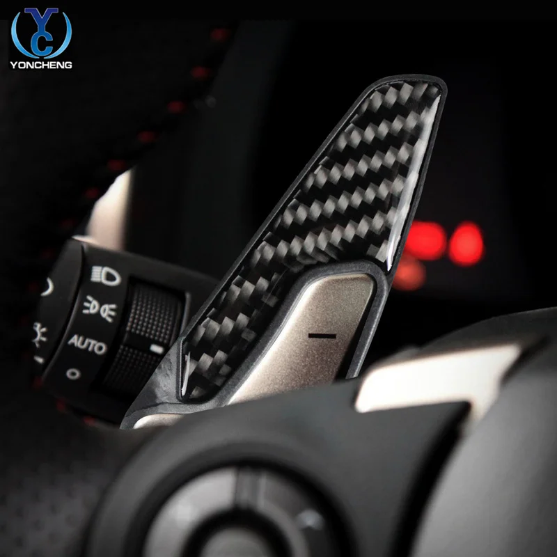 2pcs Carbon Fibre Steering Wheel Shift Paddle Extensio for Lexus NX Modification 200t 300h IS200T RC RCF