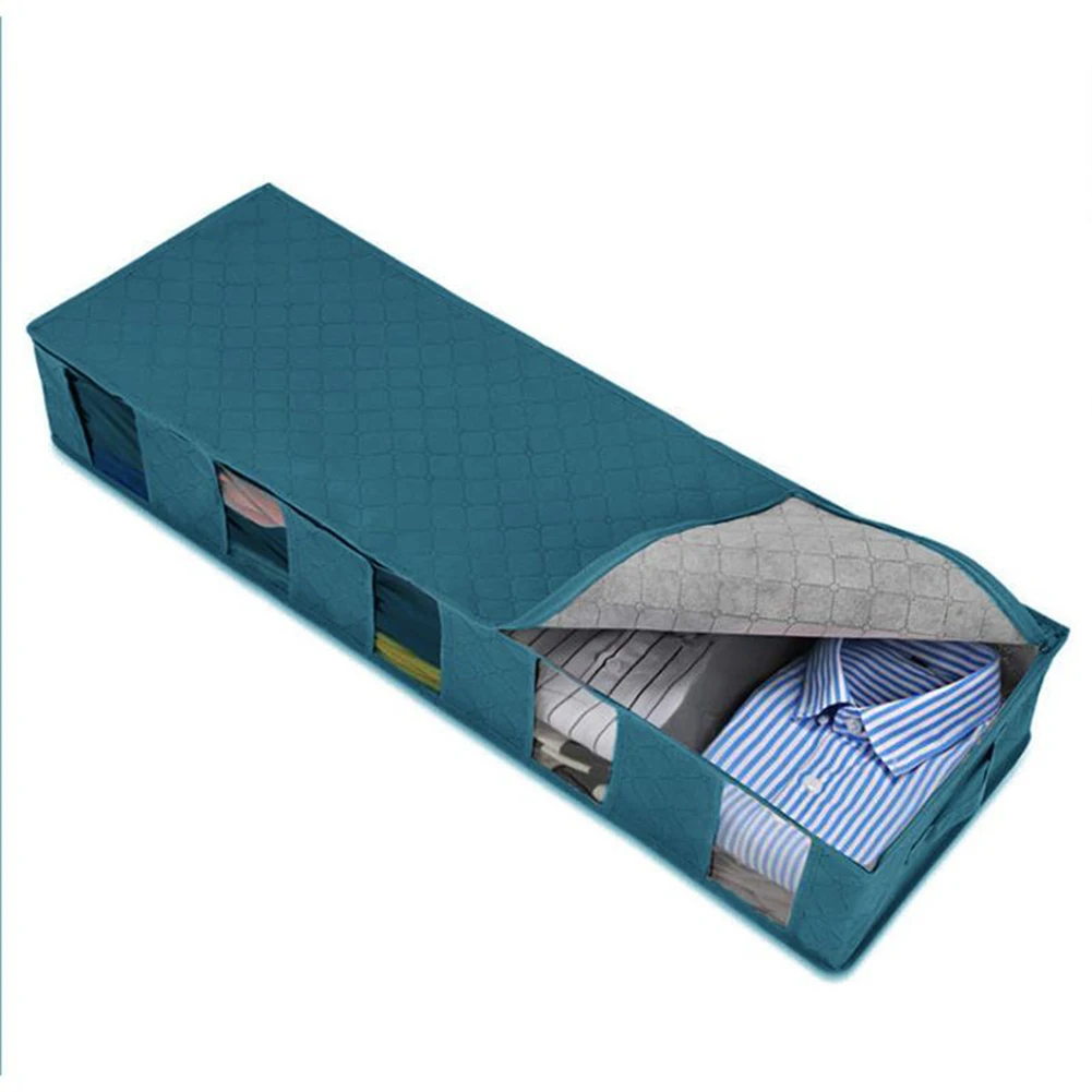

Under Bed Storage Bag Organizer Space Saver Shoes Clothes Container Save Space Large Capacity Home Organizer 97x33x15 Cm