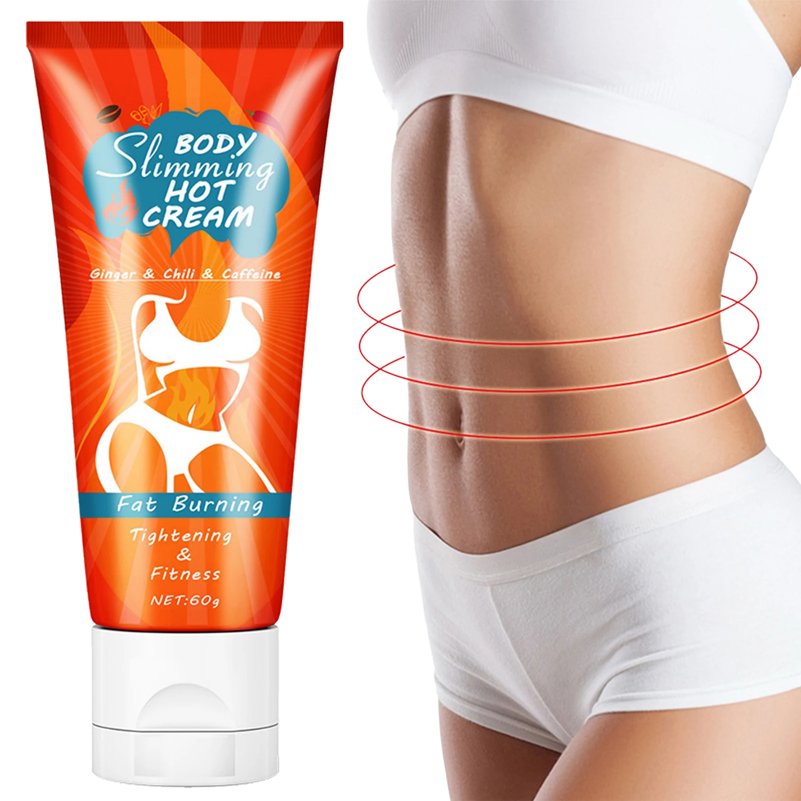 

Slimming Cream Ginger Cream For Adults Anti-cellulite Chest Belly Fat Remove For Women Slimming Cream For Thighs Legs Abdomen