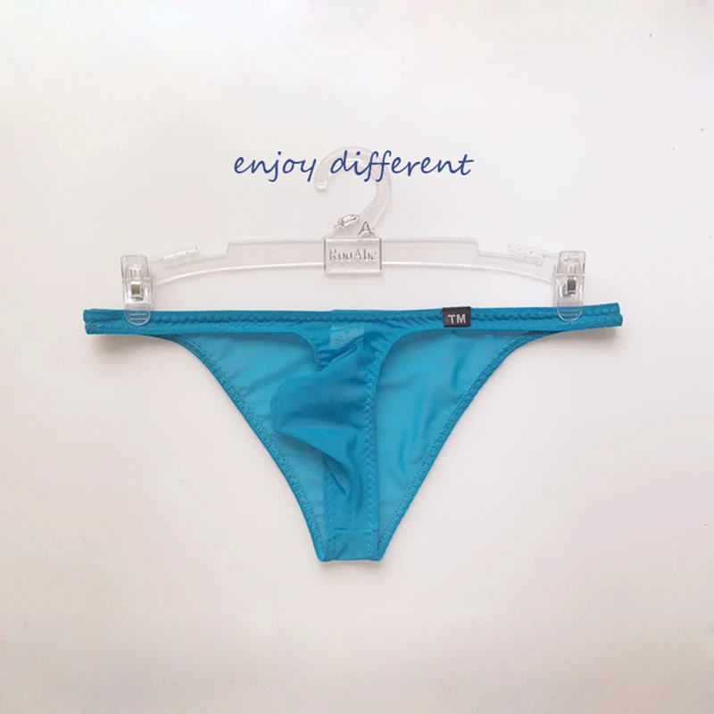 С низкой талией в сеточку прозрачное Мужское нижнее белье с выпуклым карманом