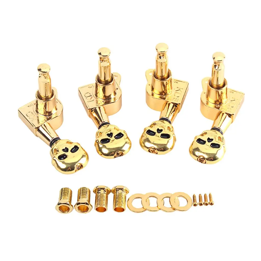 

4x Guitar String Tuning Pegs Heads Acoustic Ukulele Parts