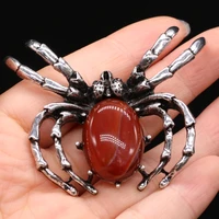 fine black widow shape brooches antique silver alloy pin brooch for women favorite dress coat jewelry gift accessories
