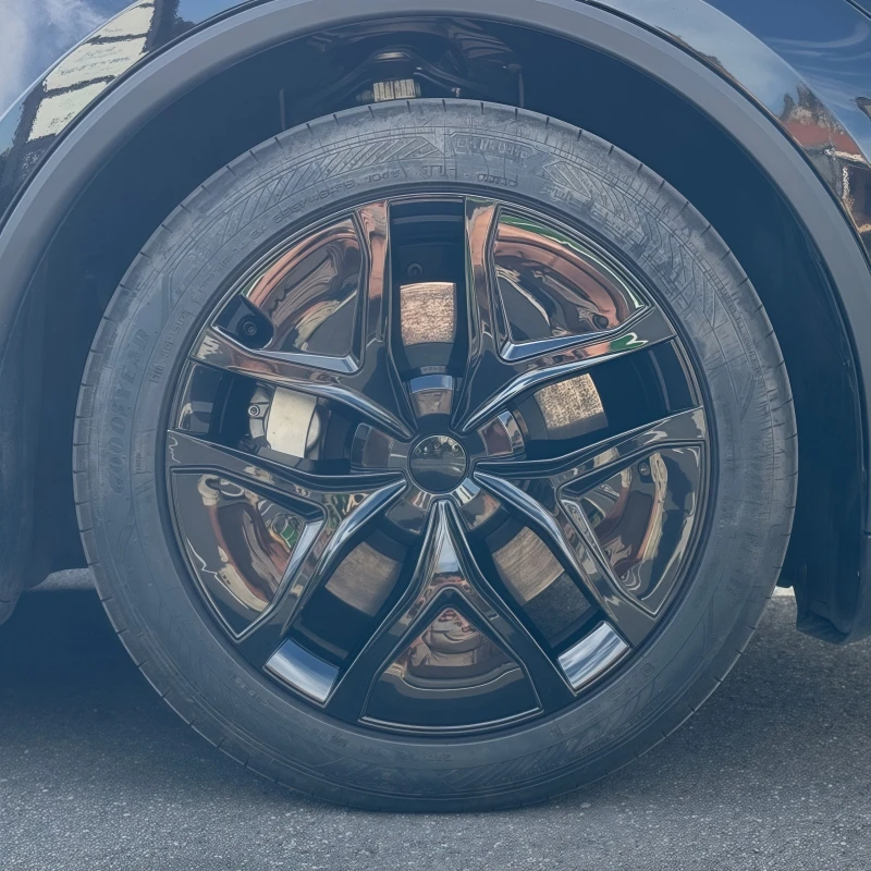 Фото Для Tesla Model Y Juniper 2025 + 4 шт. крышка ступицы автомобиля сменная крышка колеса 19 дюймов эффективная автомобильная крышка ступицы аксессуары №4