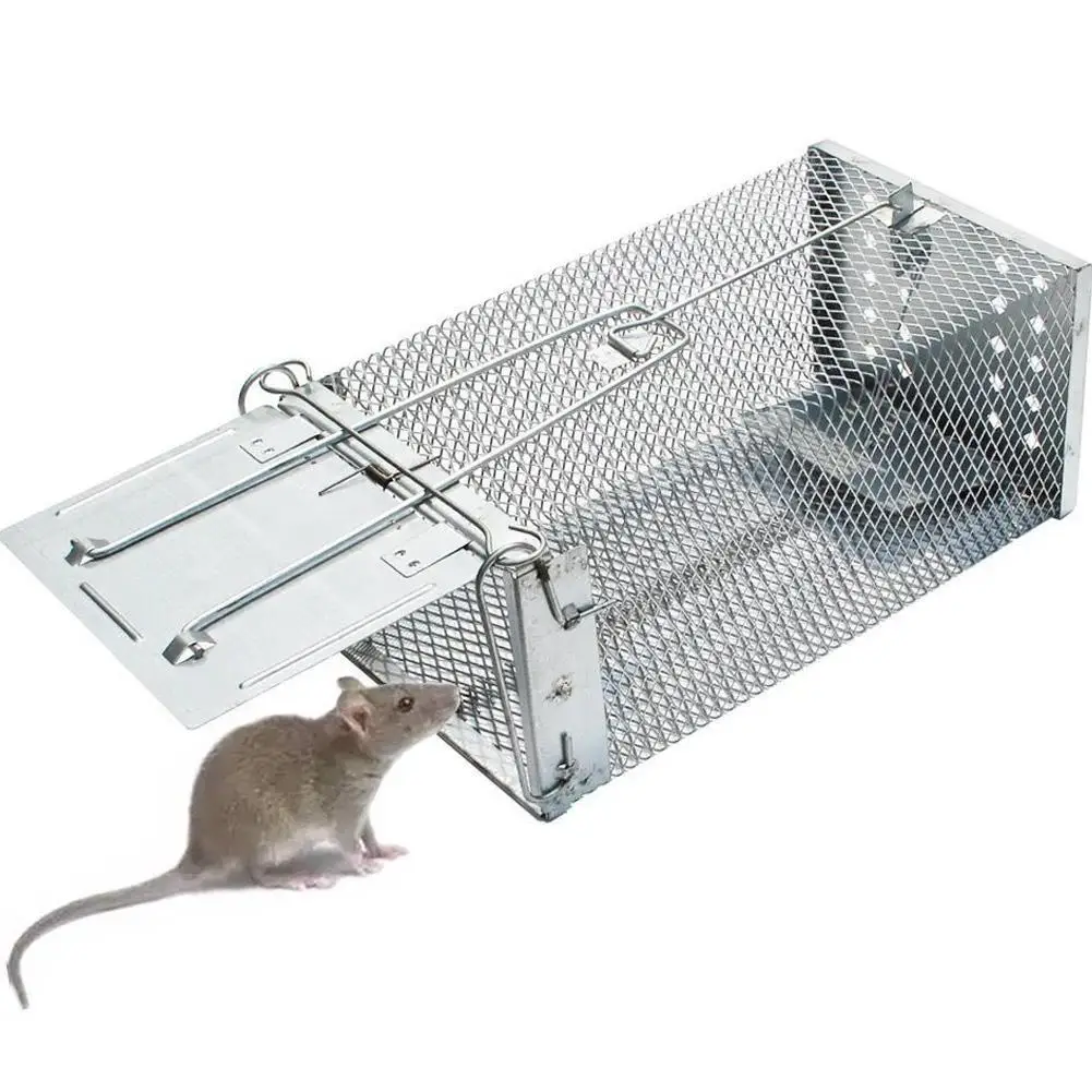 Клетка для живой ловли грызунов, мышей и вредителей с автоматическим контролем приманки.