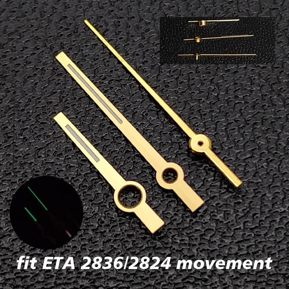 Высококачественный указатель серебряные золотые стрелки часов