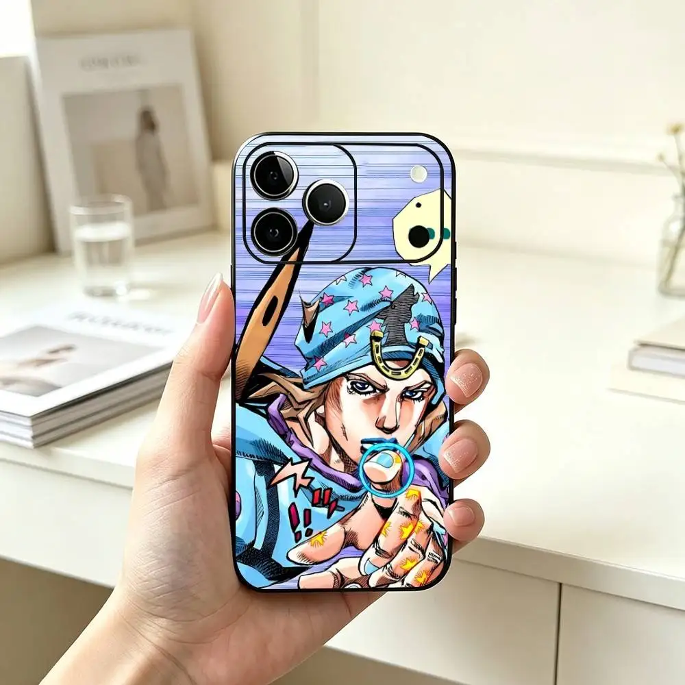 Фото Чехол для телефона J-JOJOs J-Johnny J-Joestar, силиконовый, мягкий, для iPhone 17, 16, 15, 14, 13, 12, 11, X, XR, Plus, Pro, Max, Plus №5
