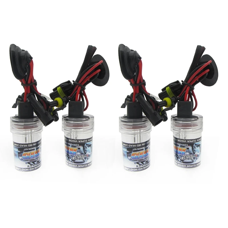 

4 X H8/H9/H11 HID Xenon Replacement Bulb 2 Bulbs Headlight 35W Lamp Light 6000K