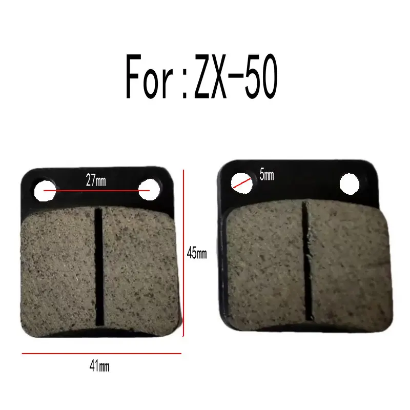 Motorcyce Front Rear Disks Brake Pads For Honda ZX-50 145cc YAMAHA YFZ350 Banshee 350 1990-2006 Scooter Universal Accessories