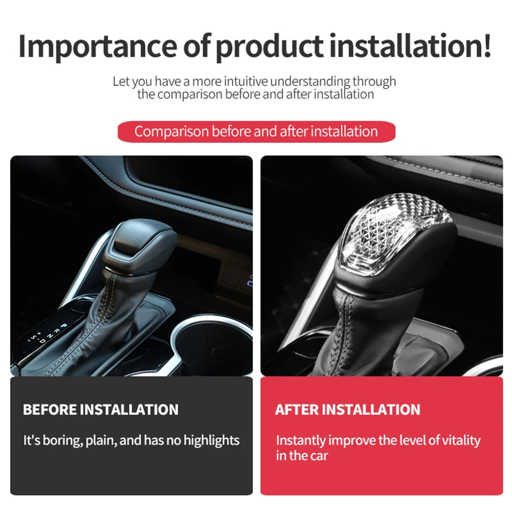 Головка переключателя передач Crystal рукоятка для рычага переключения Hanlanda Crown Kluger